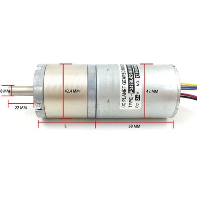 3000 Rpm 800W 42mm گیربکس موتور بدون براش موتور تامین کننده